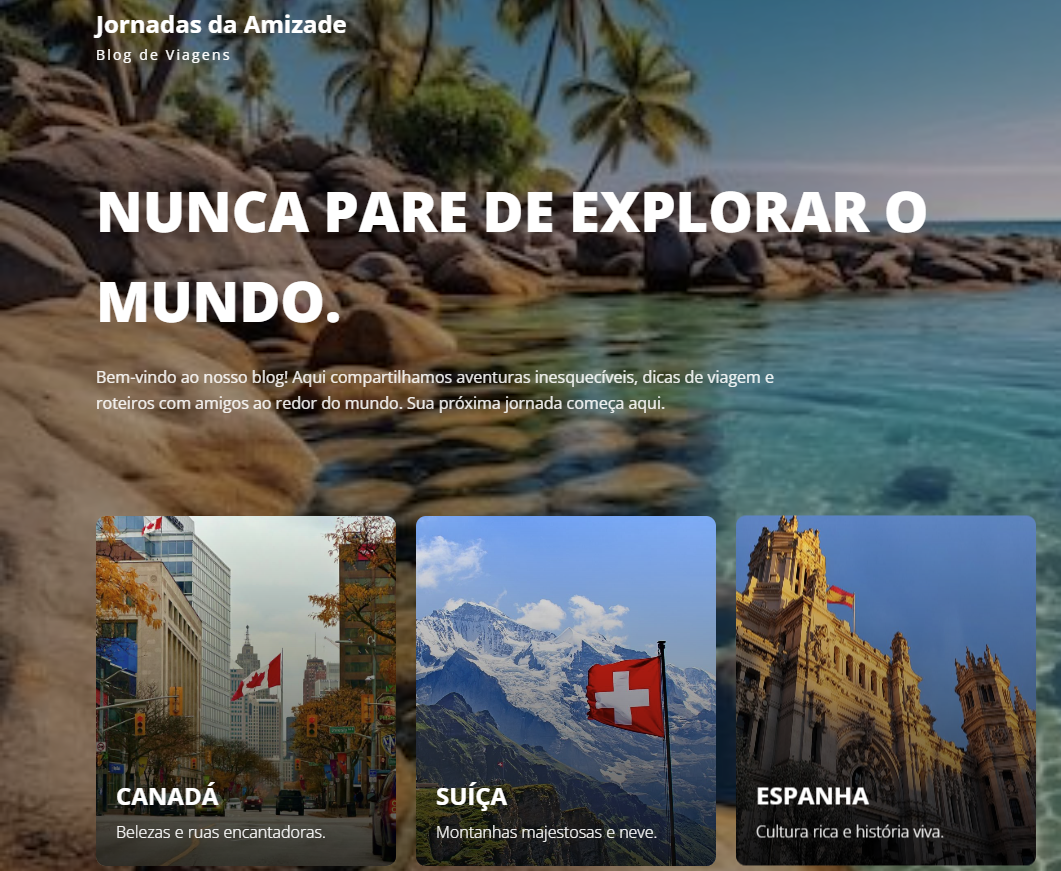 Projeto Blog Global Adventures
